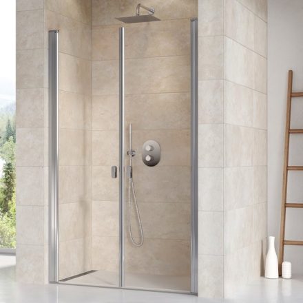 RAVAK Chrome CSDL2-90 zuhanyajtó  szatén transparent