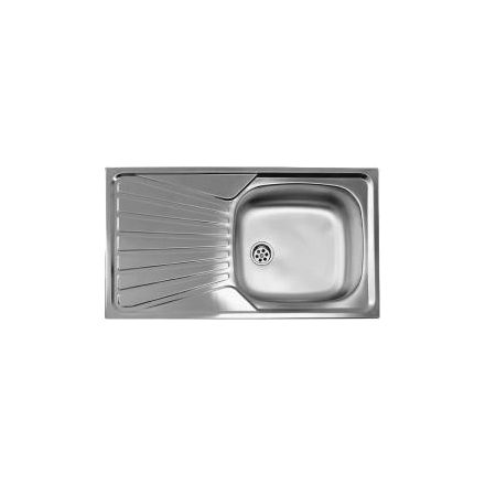 Mosogatótálca INOX Mofém EVO 1 medence+csepegtető 780x435