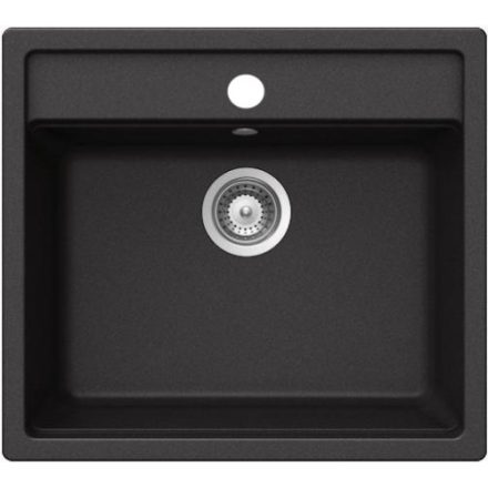 Mosogatótálca Gránit GRANMASTER MAGMA 1B  FEHÉR/HOMOK/LIGHT BEIGE/METAL FEKETE