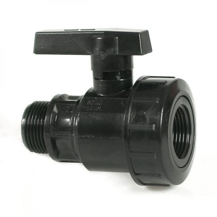 Műanyag golyóscsap 5/4" KB